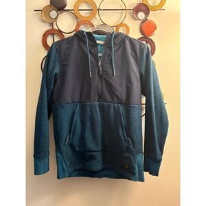 Women’s small North Face quarter zip sherpa lined hoodie